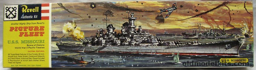 Revell 1/535 USS Missouri BB63 Battleship Picture Fleet Issue, H300-200 plastic model kit